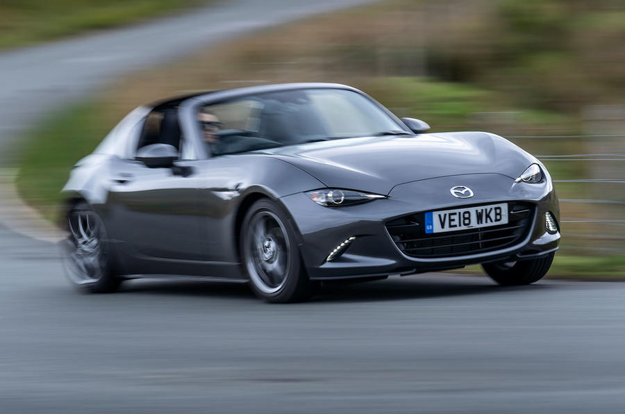 Mazda MX-5 RF 2018 Uk first drive review hero front