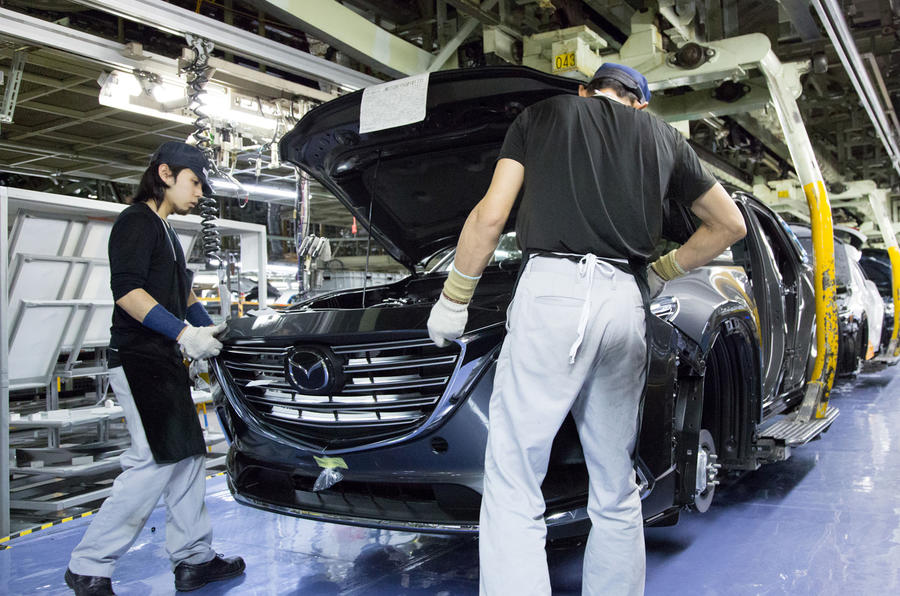 Mazda production line Japan 2018