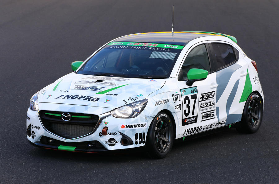 Mazda Spirit Racing 2 biofuel front quarter