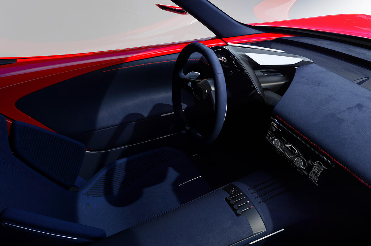 Mazda Iconic concept interior side view