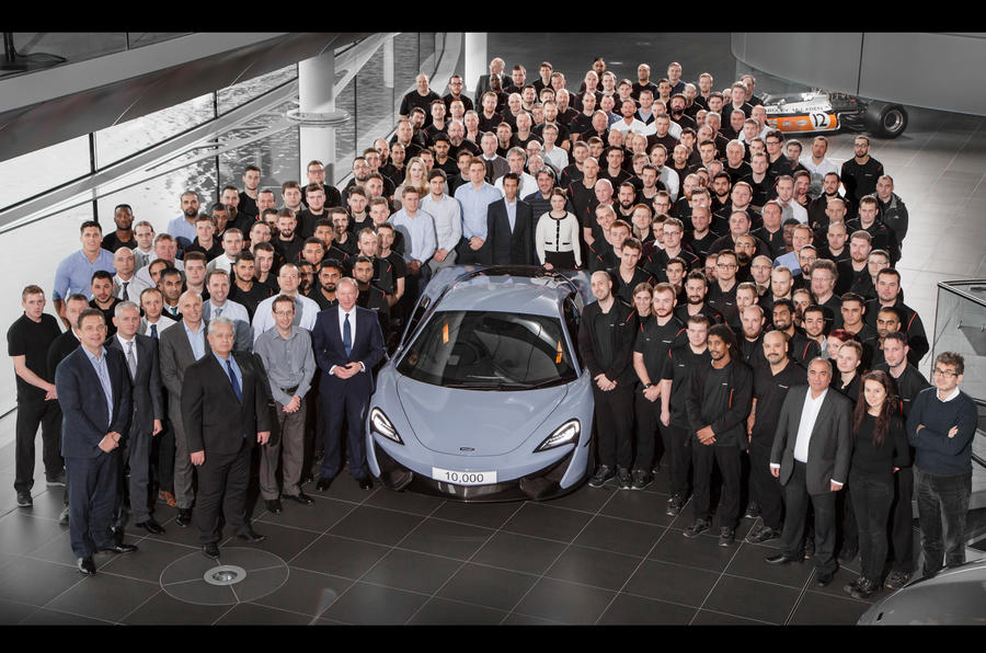 McLaren passes major milestone with production of 10,000th car