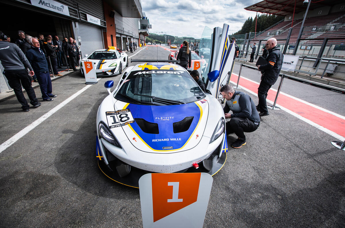 Racing A Mclaren 570s Gt4 Around Spa Francorchamps Autocar