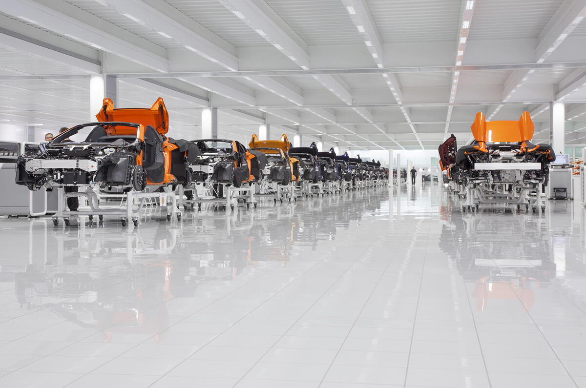 Mclaren Adds Second Shift To Production Line Recruits 250