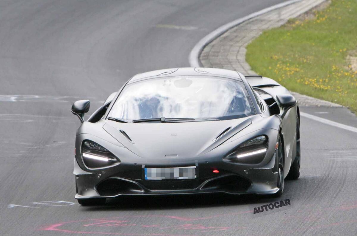 Likely Mclaren 750lt Prototype Tests At Nurburgring Autocar