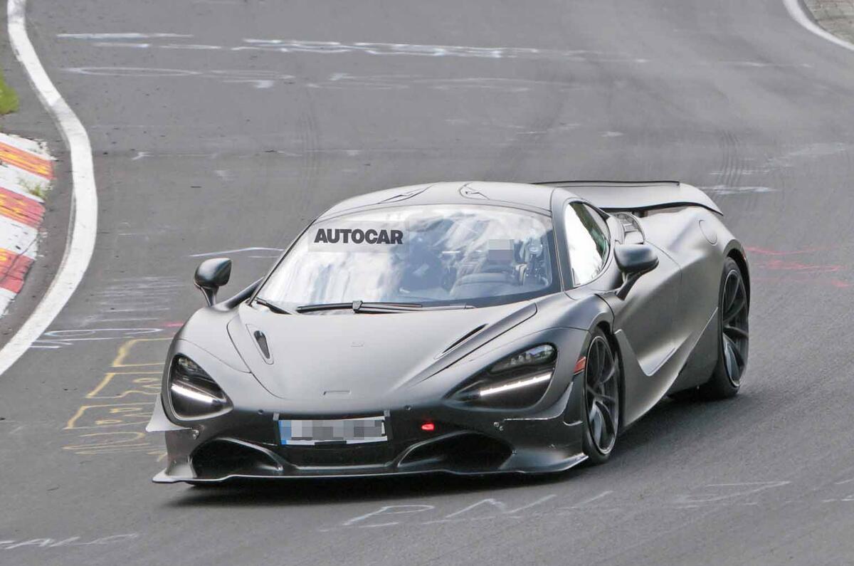 Likely Mclaren 750lt Prototype Tests At Nurburgring Autocar
