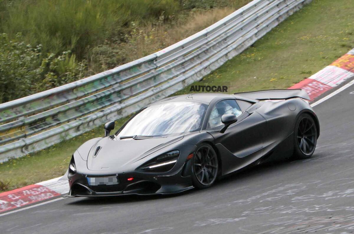 Likely Mclaren 750lt Prototype Tests At Nurburgring Autocar