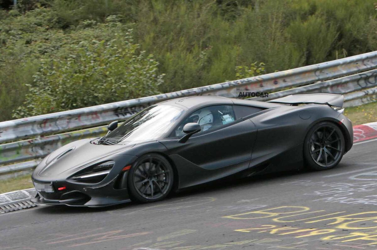 Likely Mclaren 750lt Prototype Tests At Nurburgring Autocar