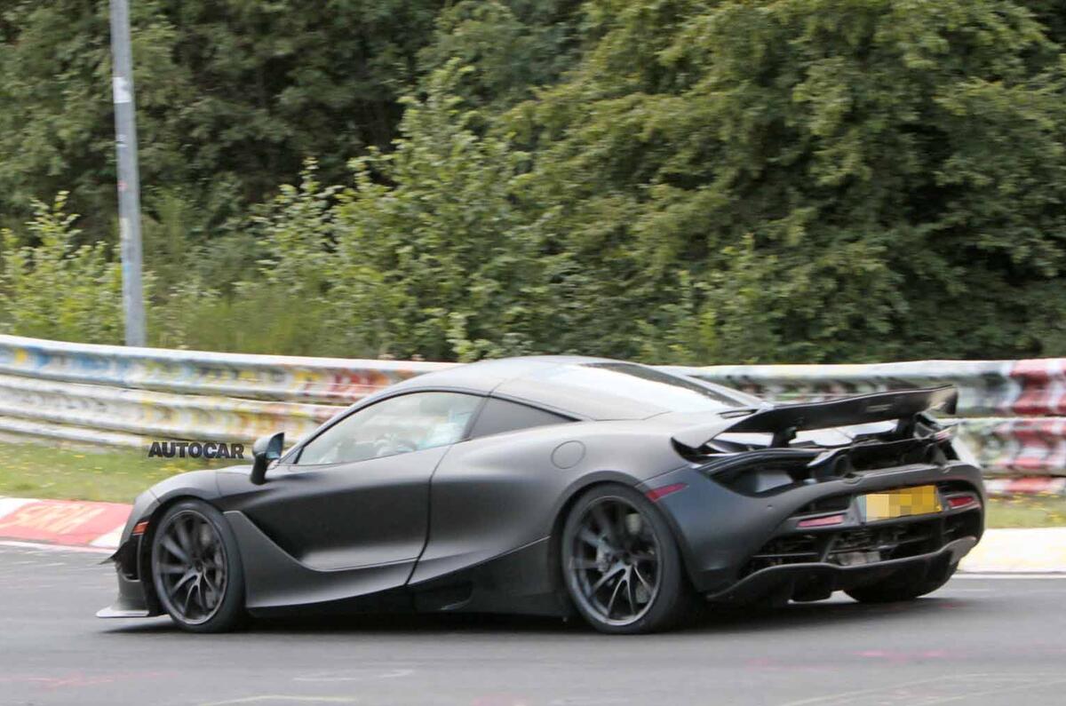 Likely Mclaren 750lt Prototype Tests At Nurburgring Autocar