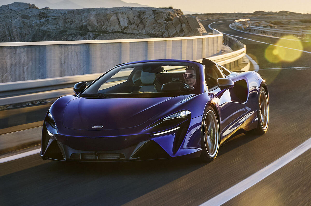 McLaren Artura Spider launches as 690bhp hybrid drop-top | Autocar