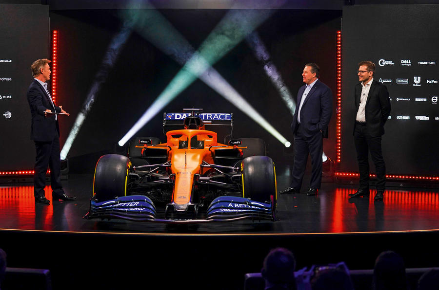 McLaren F1 car unveiling 