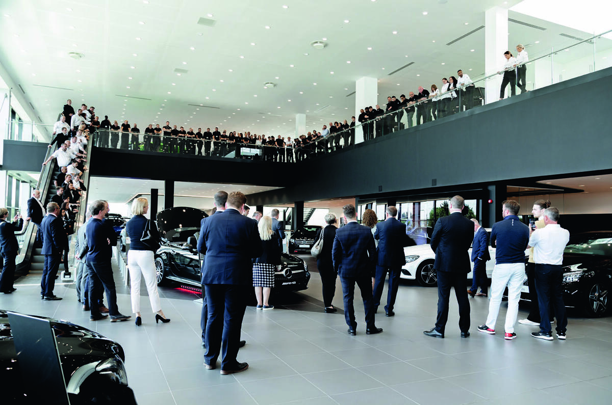Munich Paris Stockport Visiting Mercedes Biggest