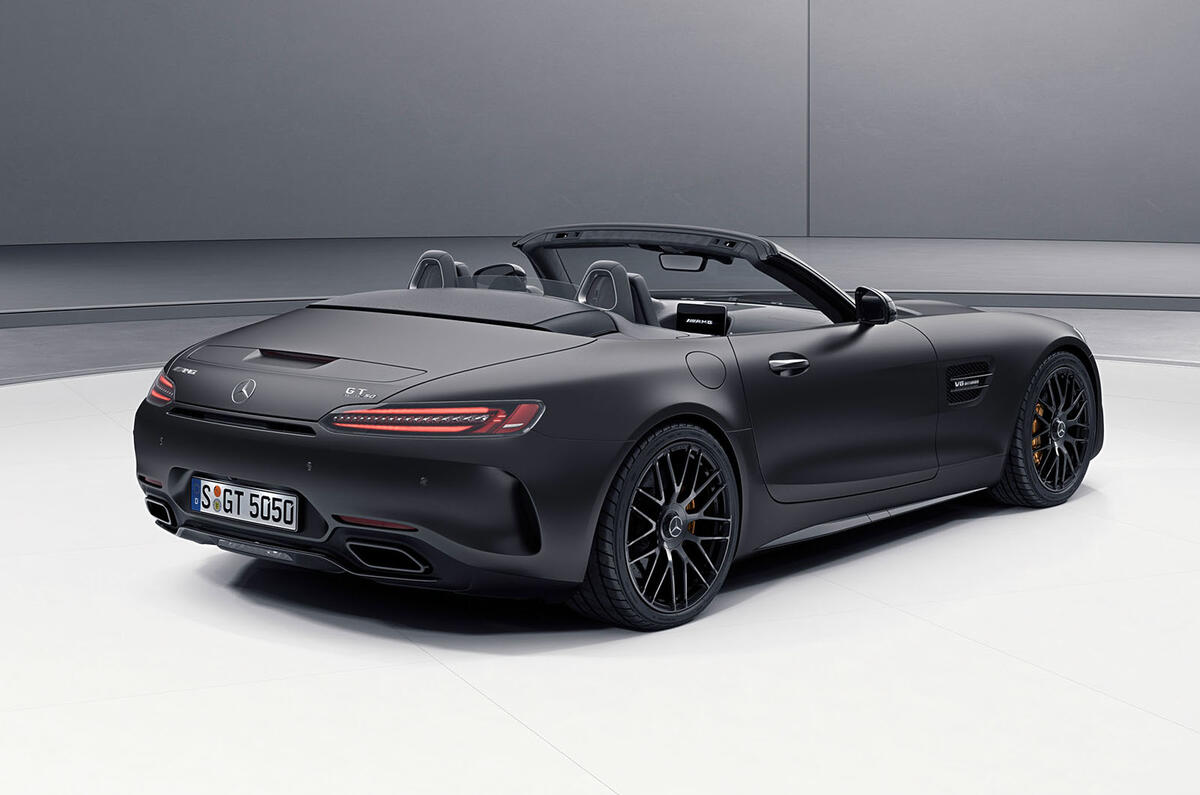 Mercedes Amg Gt C Roadster Edition 50 Heads Trio Of Special Models Autocar
