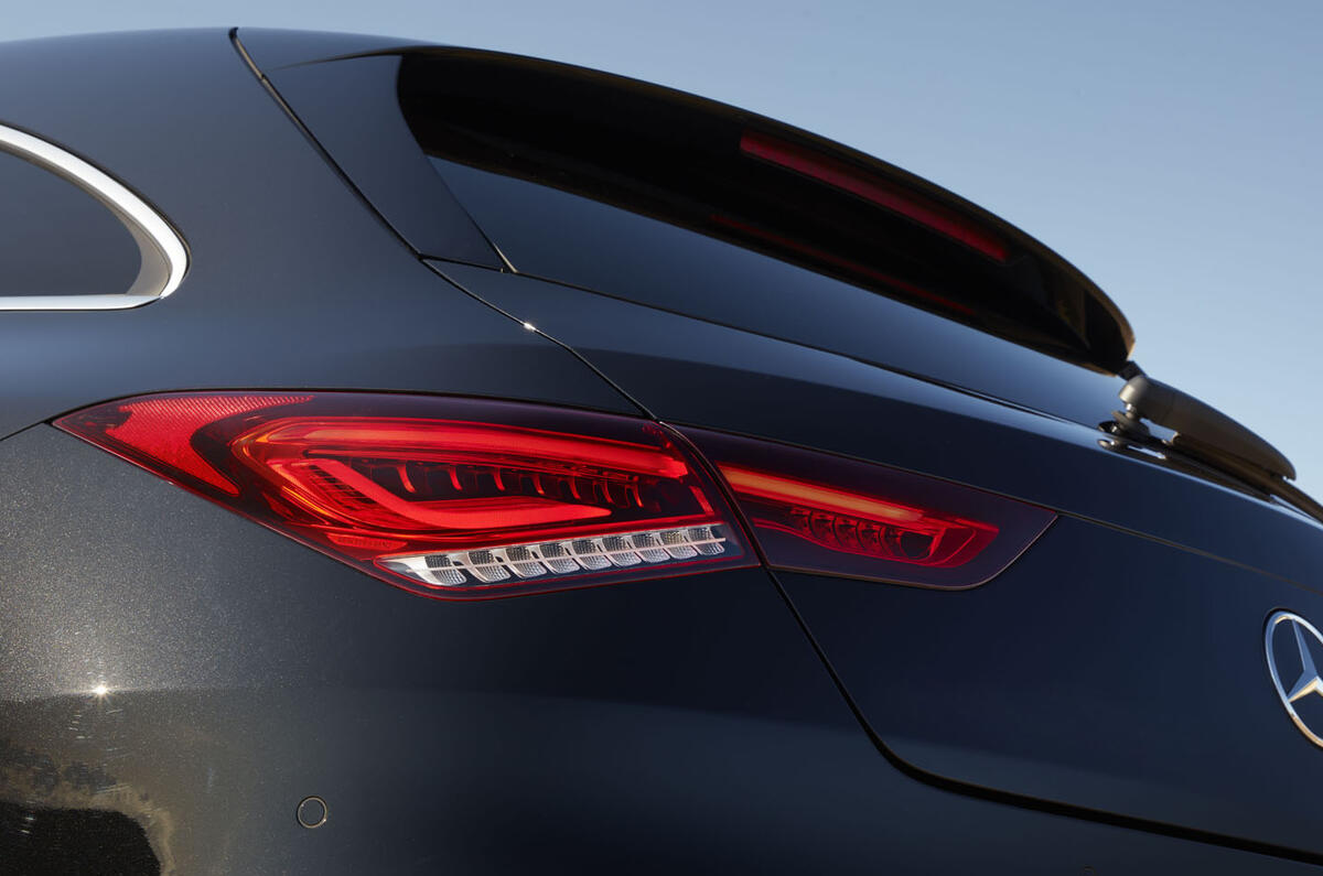 Mercedes CLA Shooting Brake detail bootlid