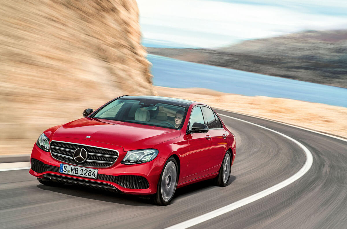 New 2016 Mercedes E-Class front grille