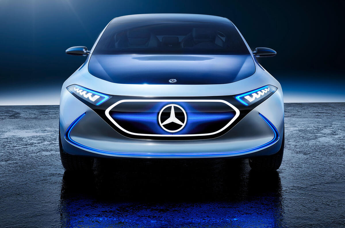 Mercedes Benz Unveils Electric Eqa Hatchback Concept Autocar