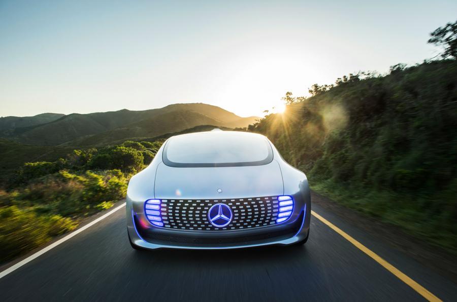 Mercedes concept autonomous car