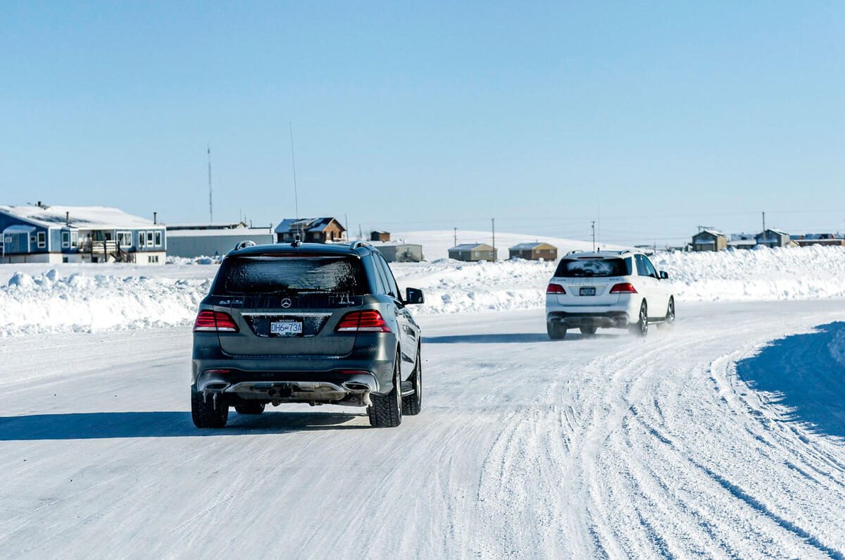 Arctic Ice Road Driving This Treacherous Route In Mercedes