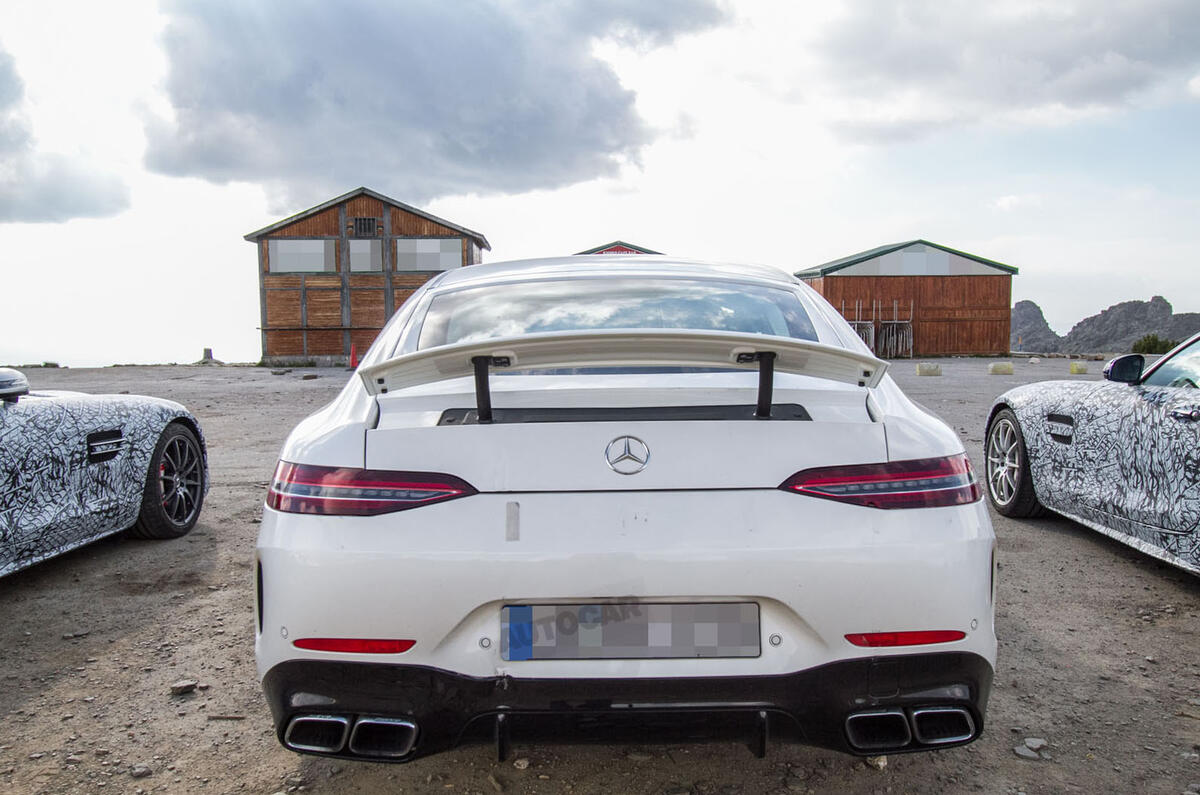 2019 Mercedes-AMG GT73 4-door hybrid spy shots