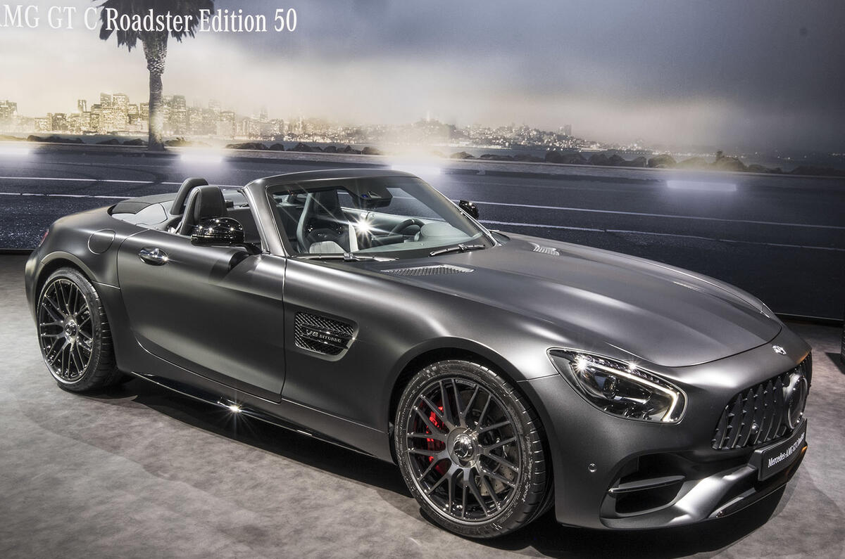 Mercedes Amg Gt C Roadster Edition 50 Heads Trio Of Special Models Autocar Mercedes Amg Gt C Roadster Edition 50 Heads Trio Of Special Models Autocar