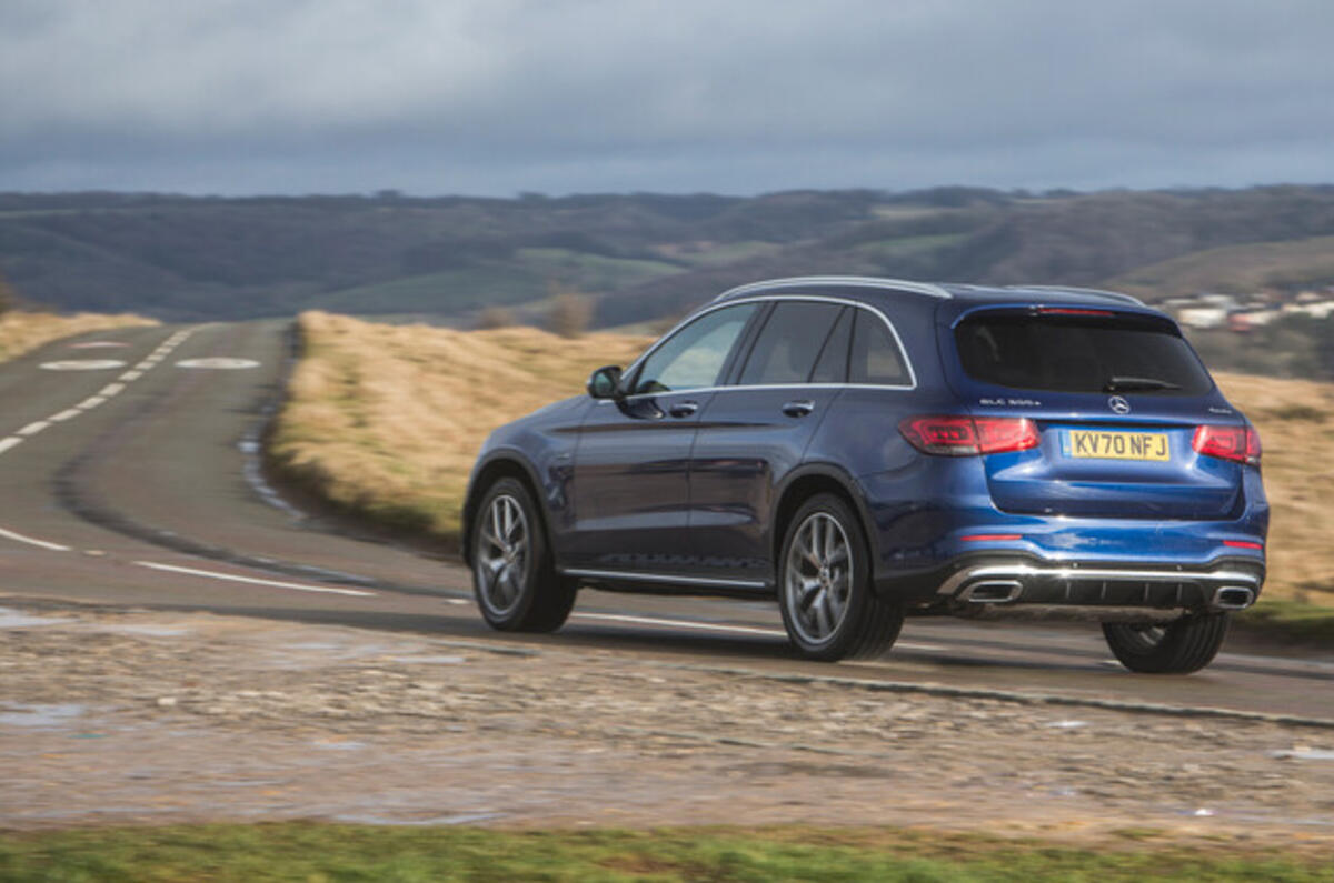Merc GLC300e rearcorner