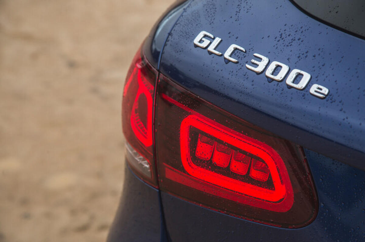 Merc GLC 300e badge