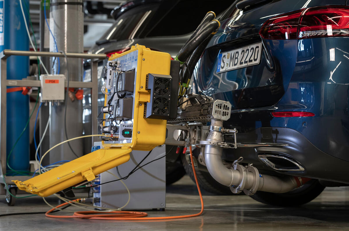 Mercedes-Benz GLC emissions testing