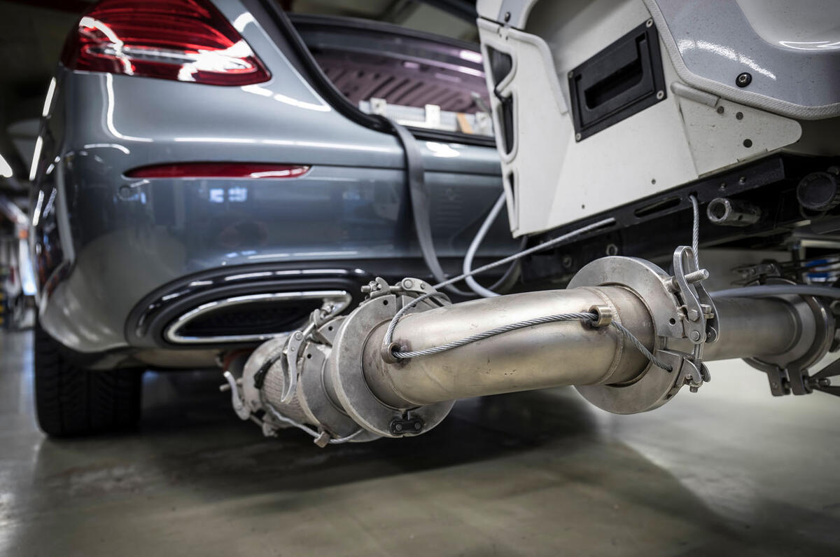 Mercedes-Benz GLC emissions testing