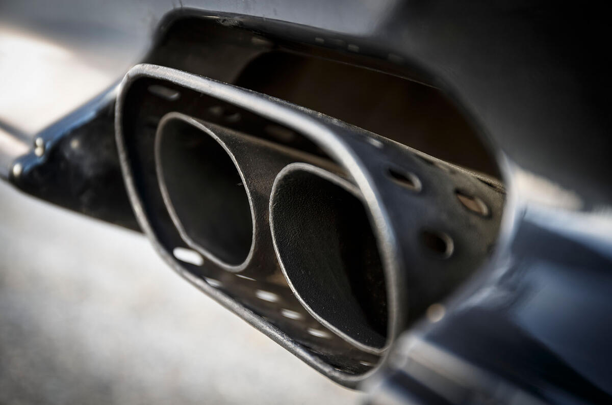 Mercedes 190E Cosworth exhausts