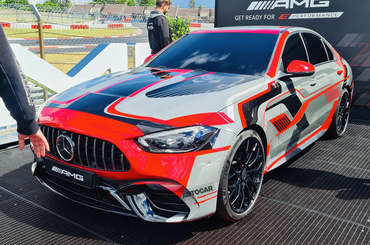 Mercedes AMG C63 concept front three quarters