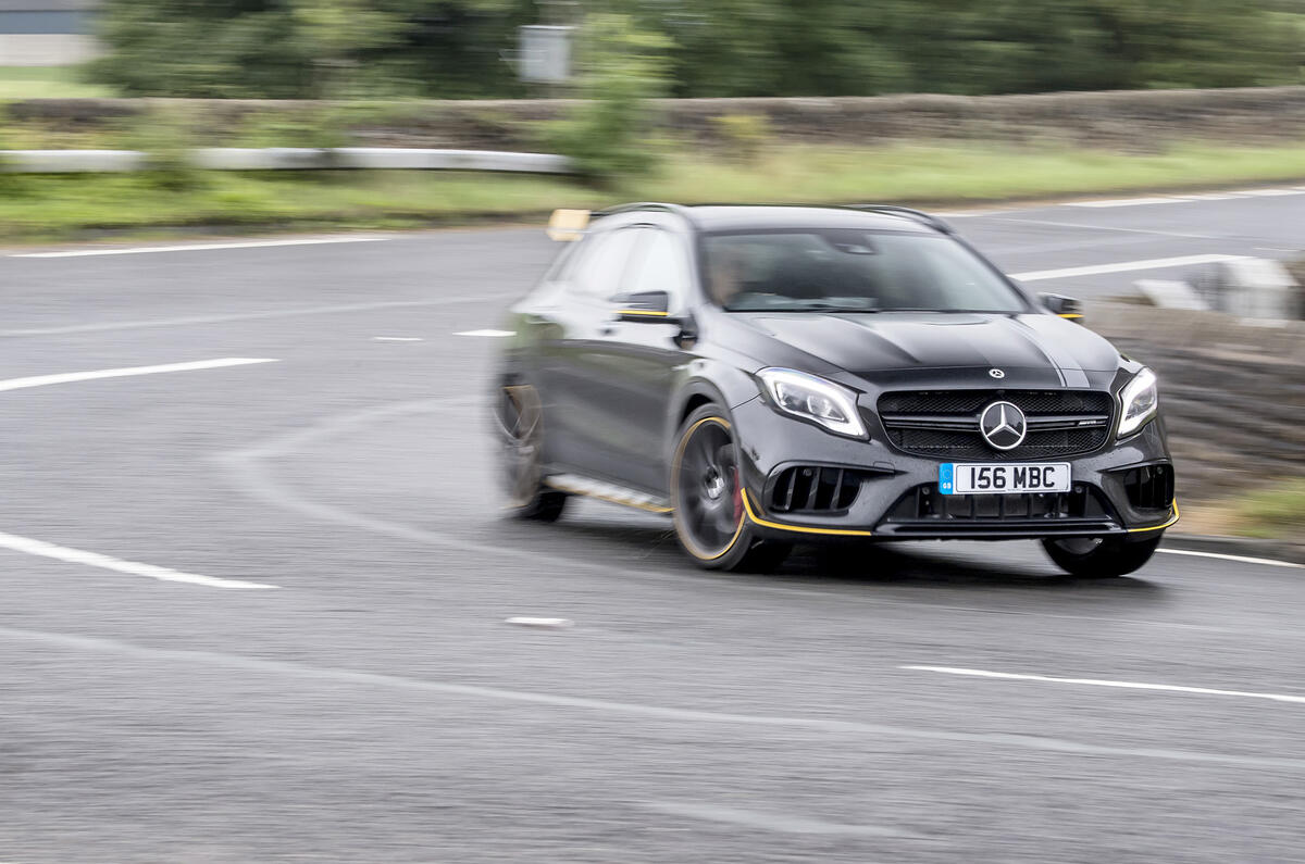 MercedesAMG GLA 45 4Matic Yellow Night Edition 2017 review Autocar