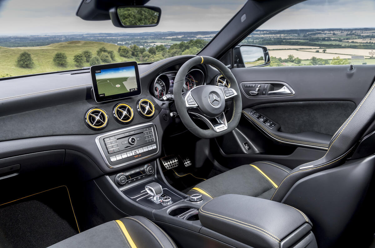 Mercedes Amg Gla 45 4matic Yellow Night Edition 2017 Review Autocar