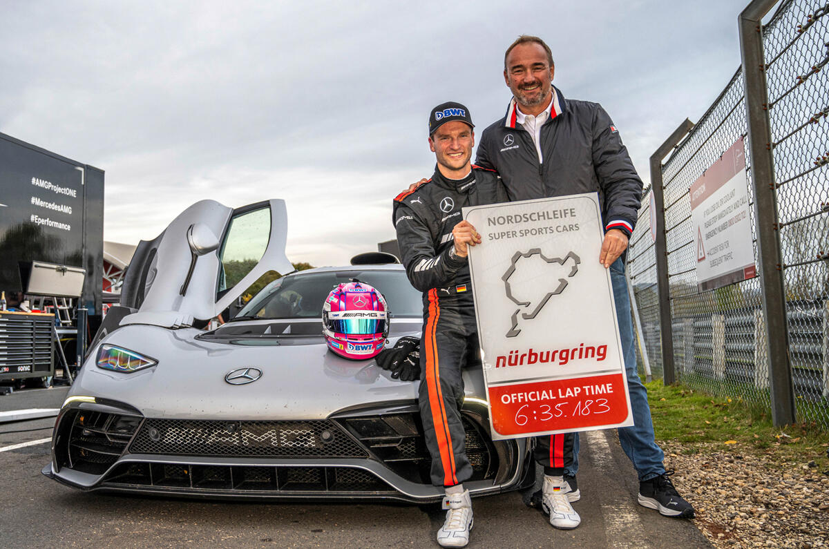 Mercedes amg one nurburgring lap record