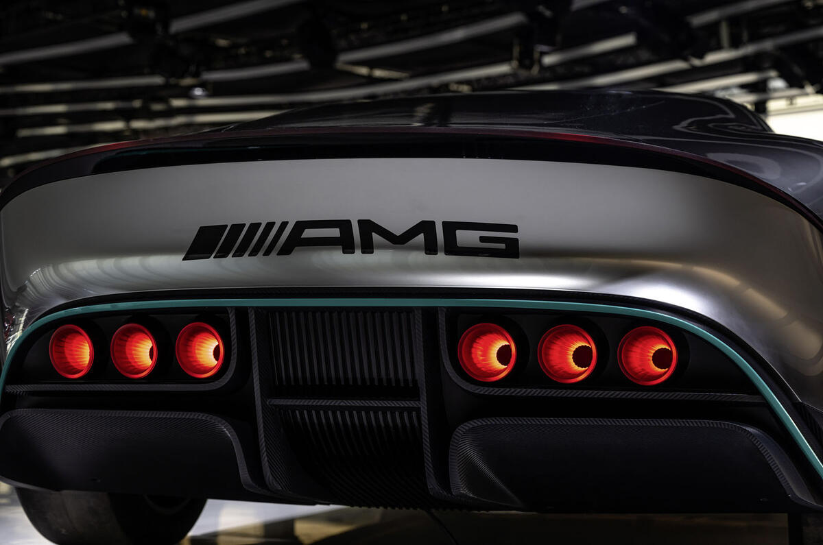 Mercedes AMG Vision Concept rear light cluster