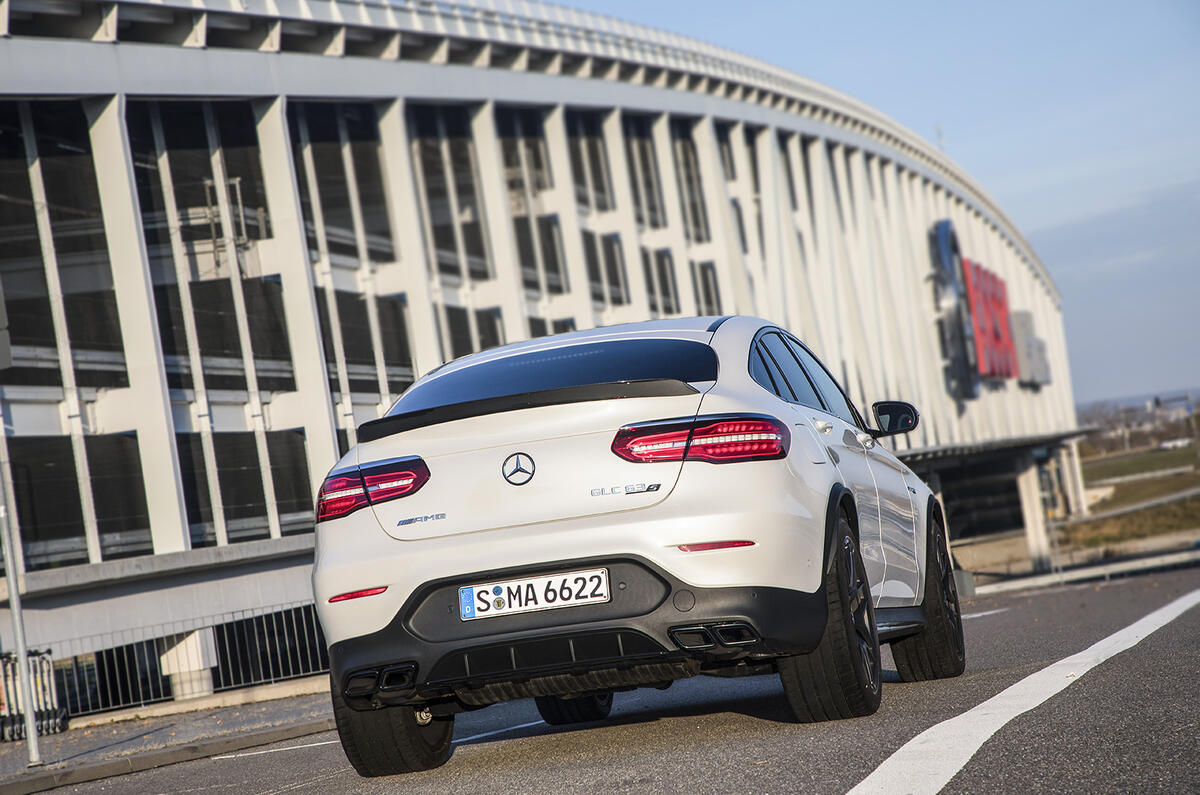 Mercedes-AMG GLC 63 S Coupé rear quarter