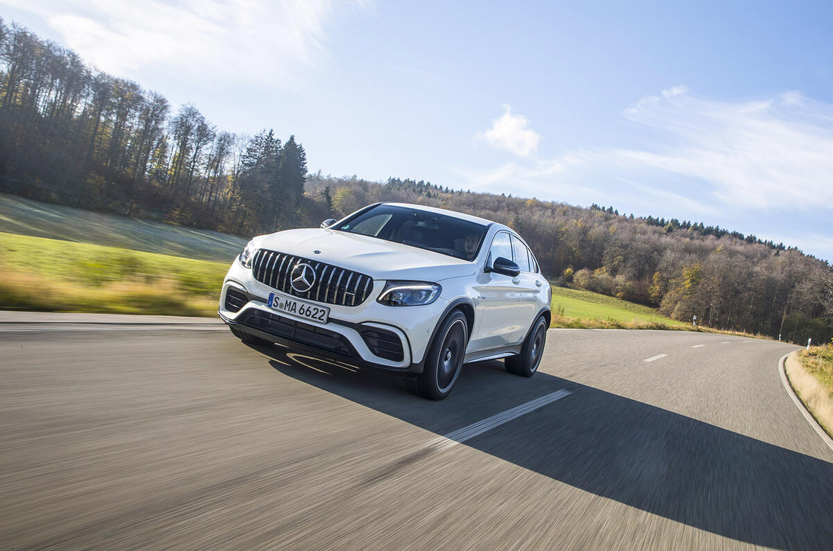 Mercedes-AMG GLC 63 S Coupé front quarter
