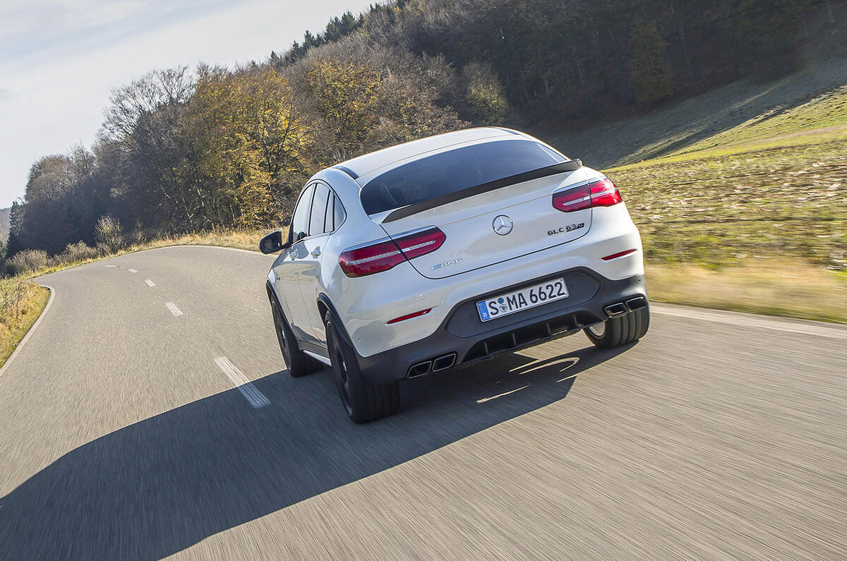 Mercedes-AMG GLC 63 S Coupé rear quarter