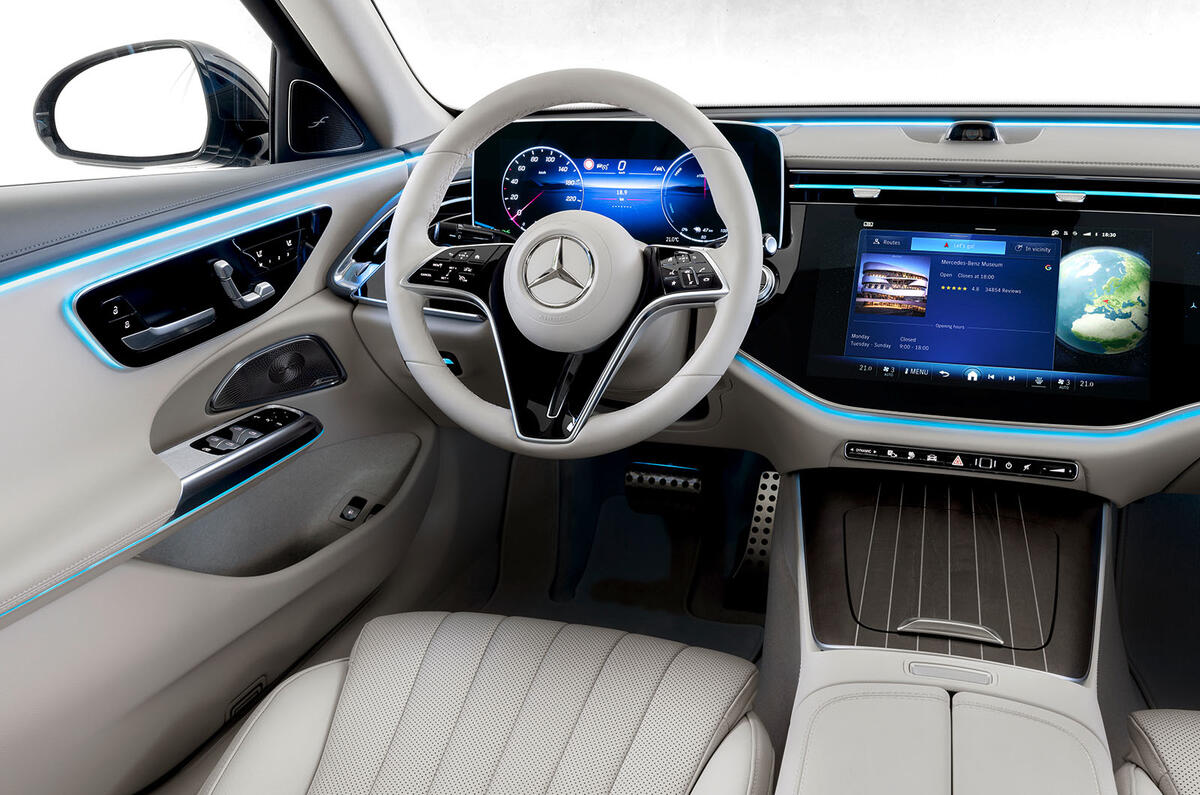 Mercedes Benz E Class steering wheel