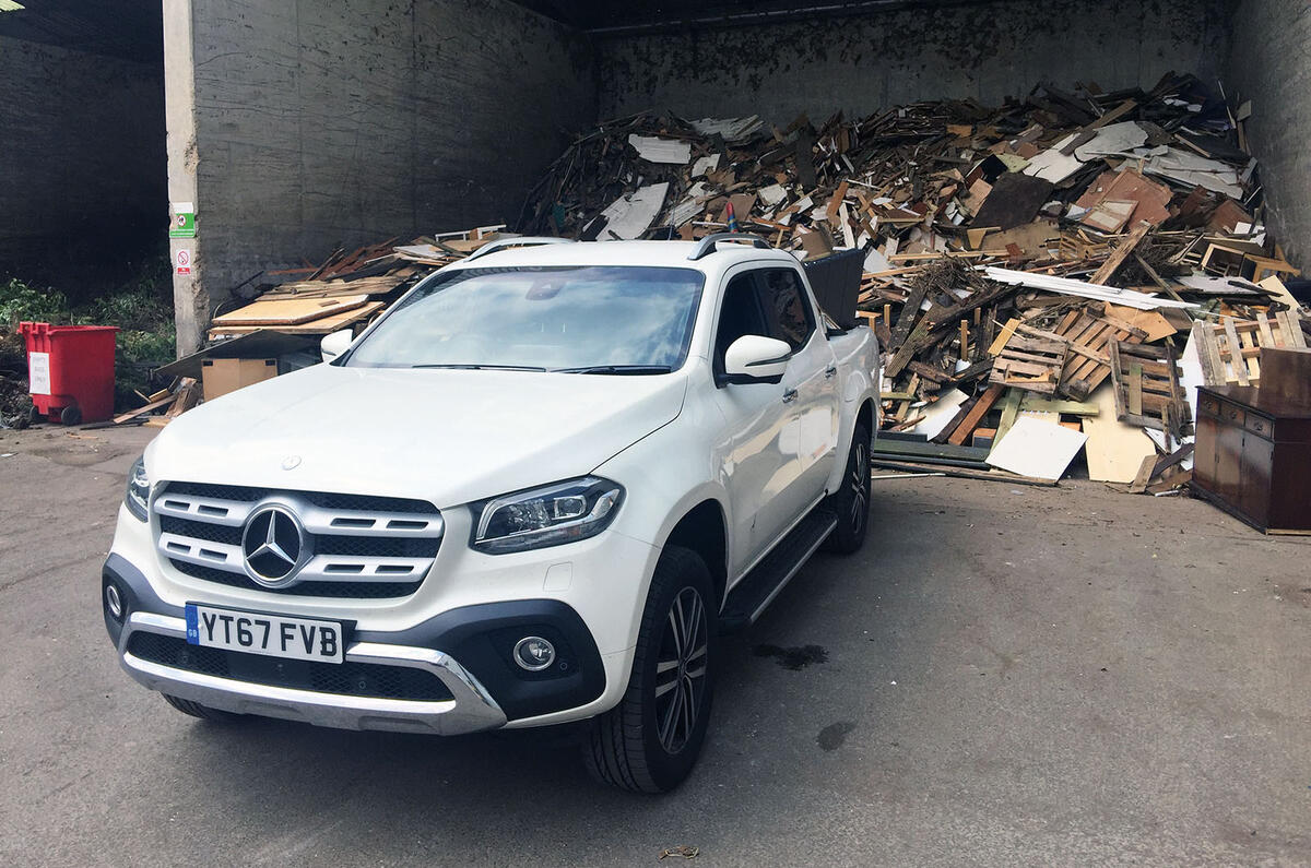 Mercedes-Benz X-Class longterm review at the dump