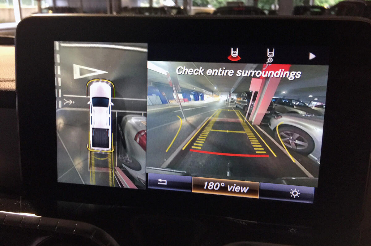 Mercedes-Benz X-Class longterm review reversing camera