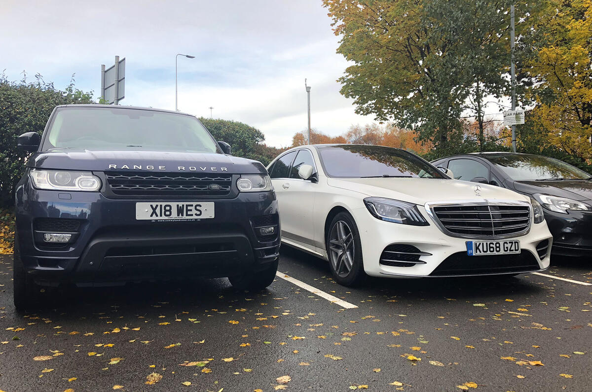 Mercedes-Benz S-Class S500L 2018 long-term review - parking spaces
