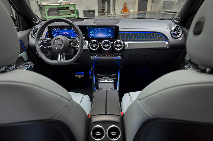 Mercedes EQB interior wide