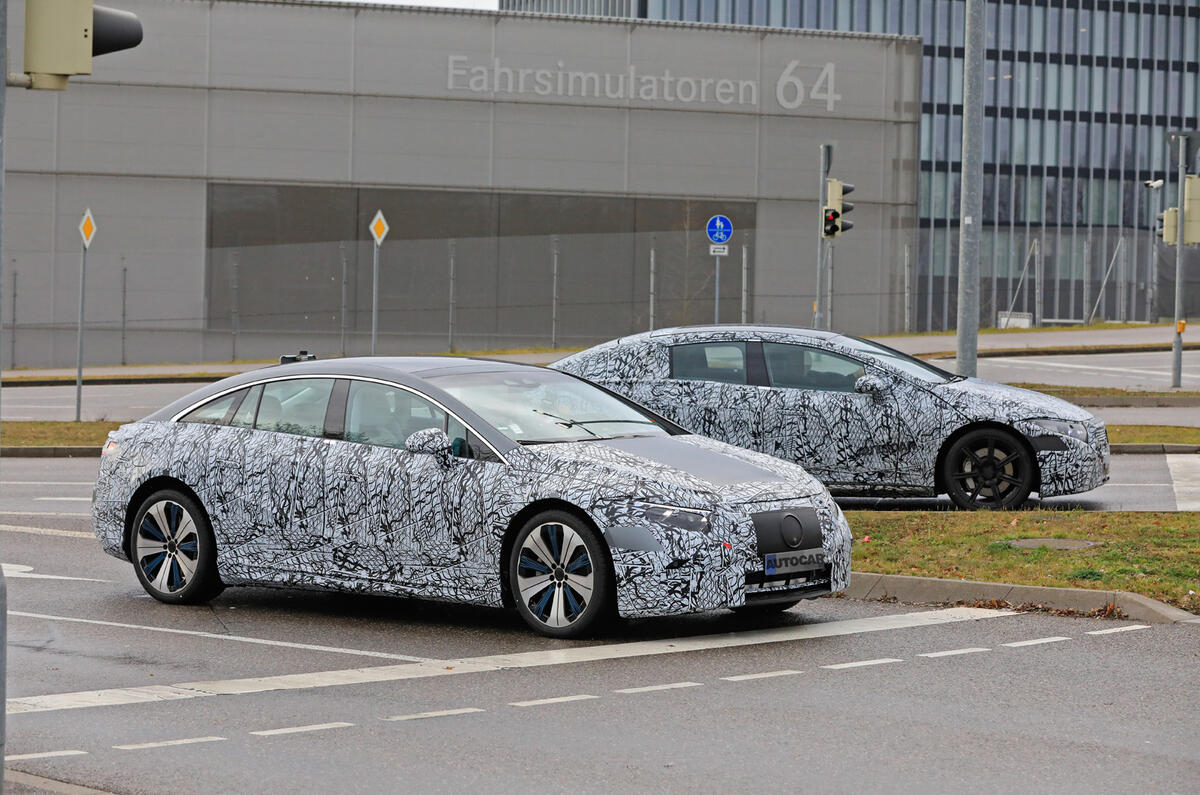 New 2021 Mercedes-Benz EQS unwraps ahead of imminent ...