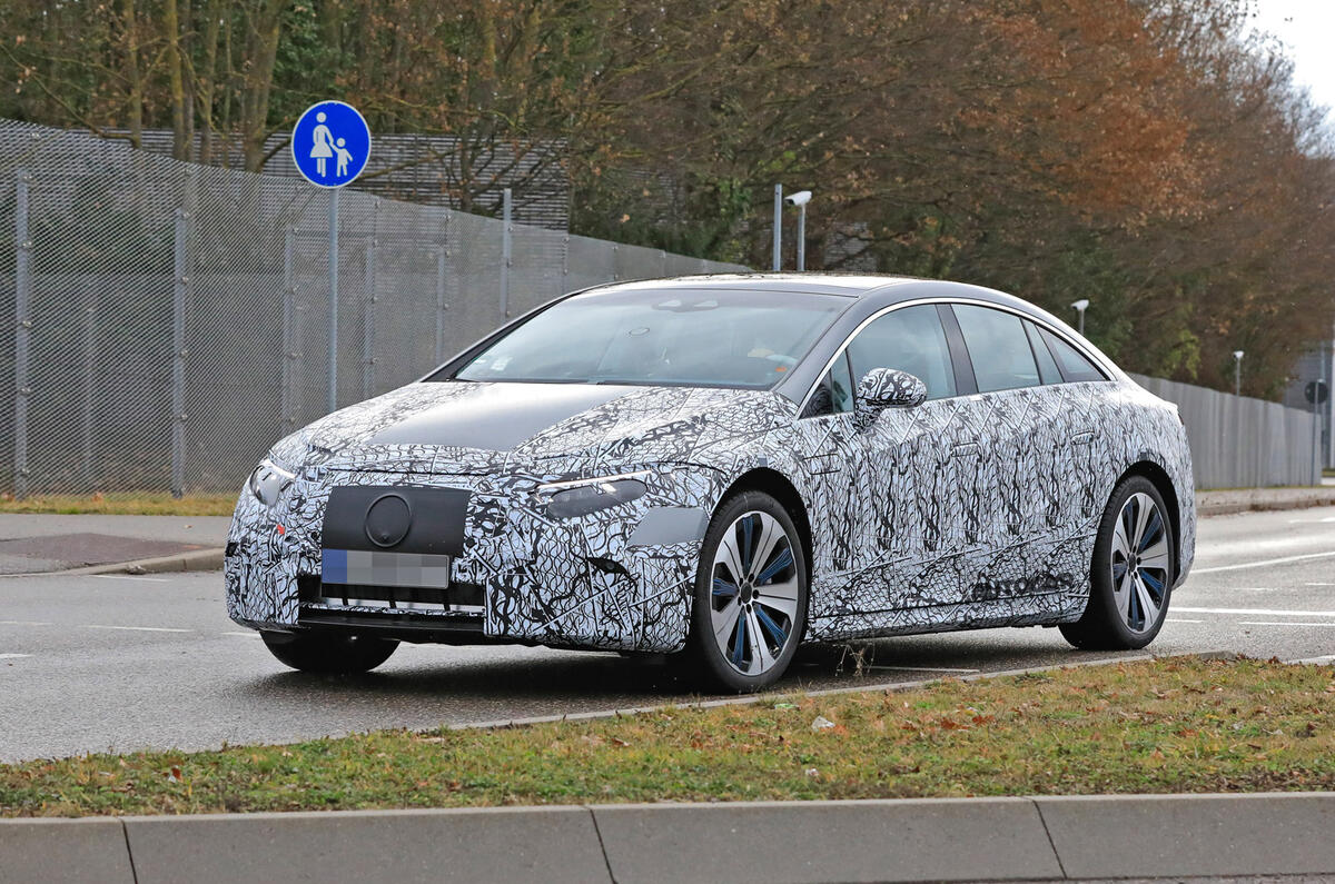 2021 Mercedes-Benz EQS: luxury EV drops disguise as reveal ...