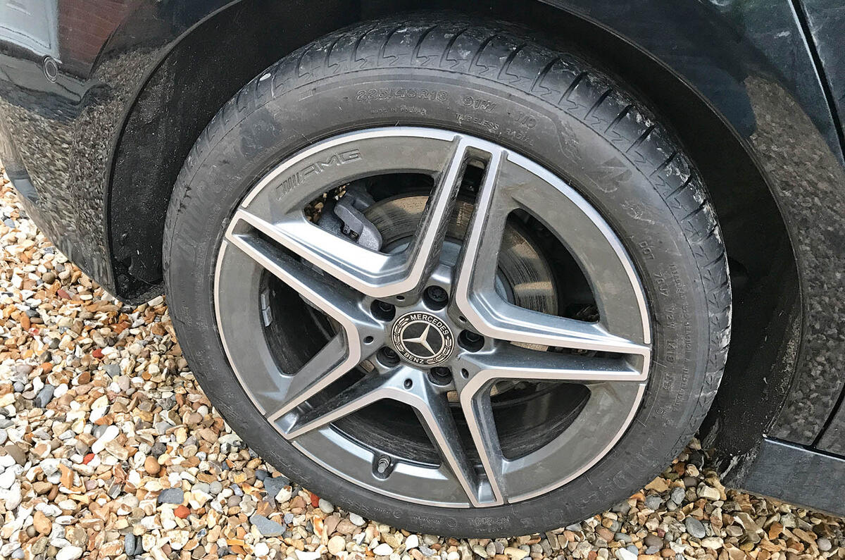 Mercedes A-Class long-term review - A200 alloy wheels