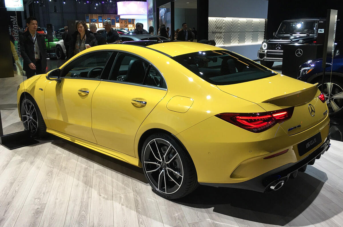 2019 Mercedes-AMG CLA 35 arrives at New York with 302bhp ... 2019 Mercedes-AMG CLA 35 arrives at New York with 302bhp ...
