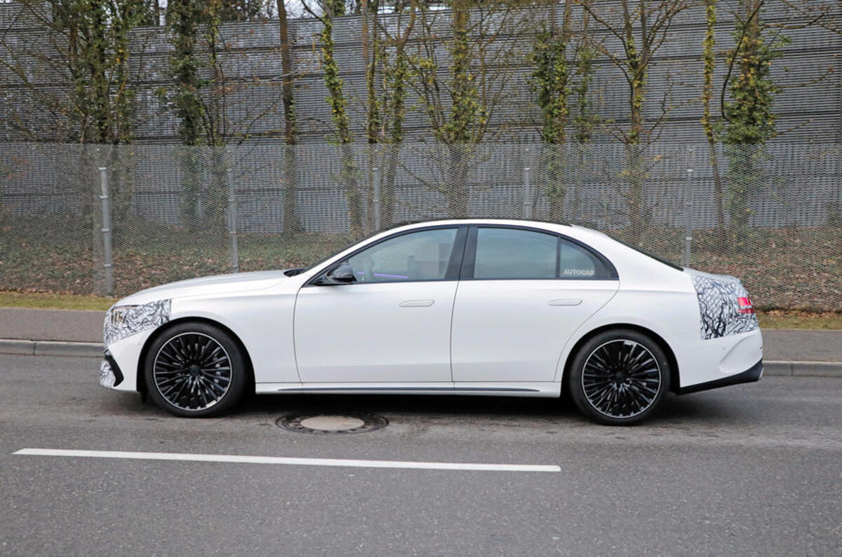 mercedes e class side profile 4