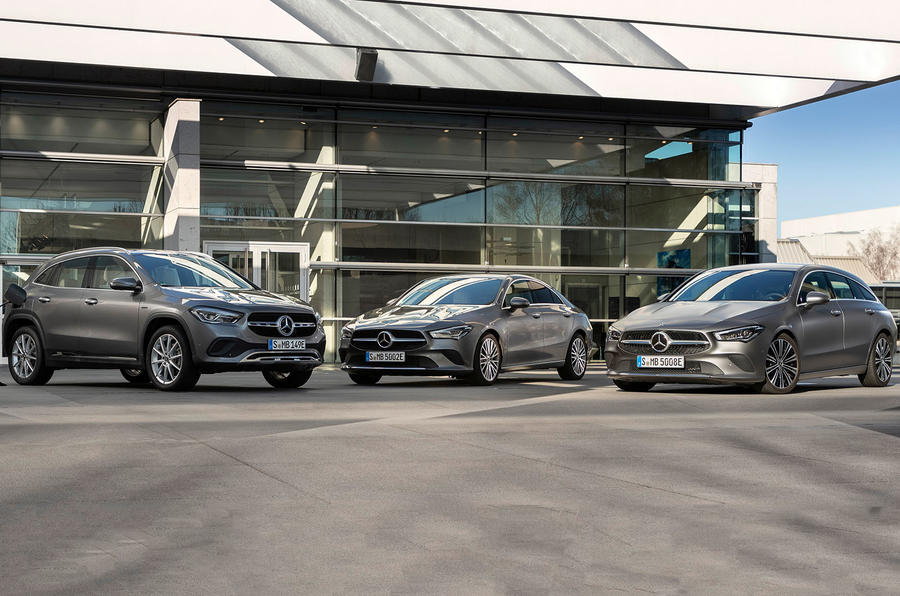 Mercedes EQ CLA, CLA shooting Brake and GLA - official images 