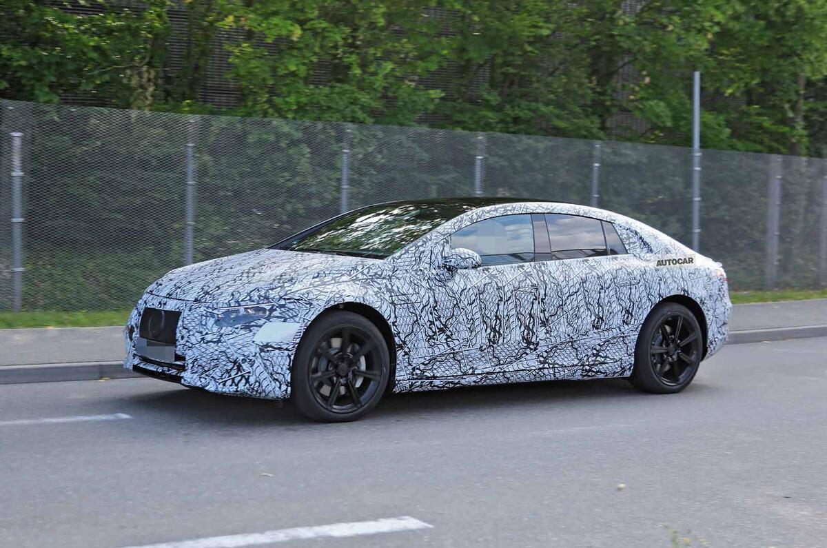 2021 Mercedes Benz Eqs Drops Disguise For Best Look Yet Autocar