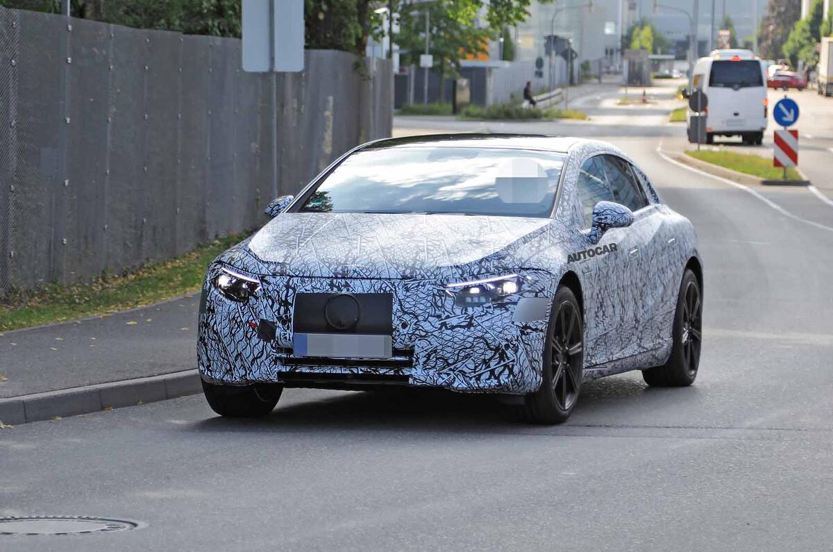 2021 Mercedes Benz Eqs Drops Disguise For Best Look Yet Autocar