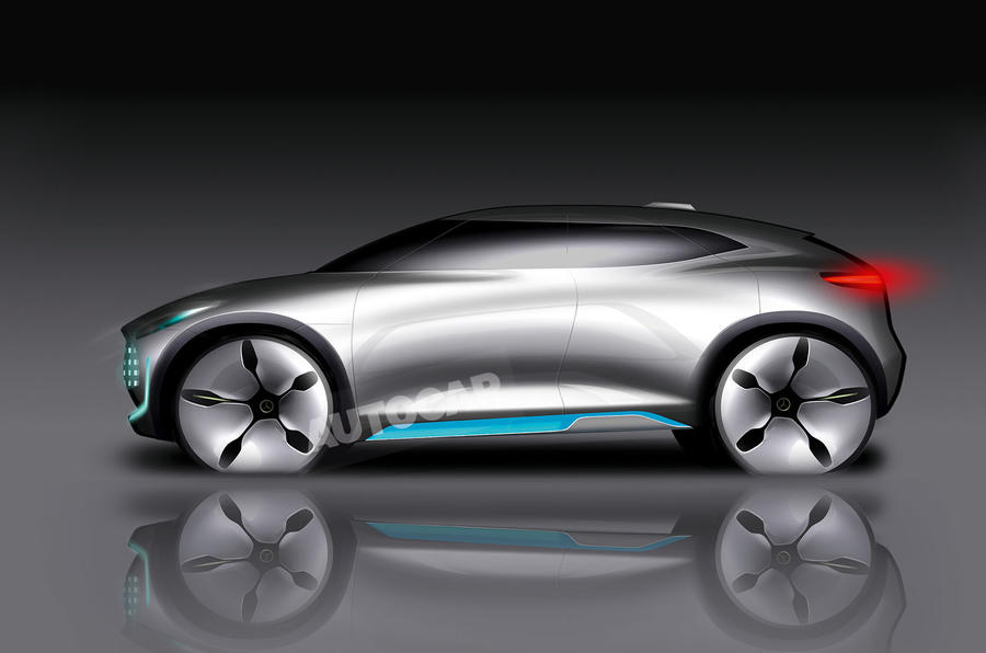 Mercedes EV SUV as imagined by Autocar